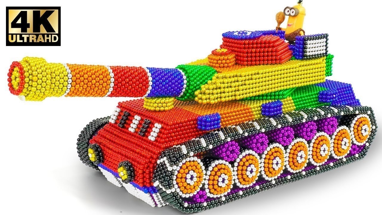 DIY: How To Make Rainbow Top Tank From Colorful Magnetic Balls | Satisfying ASMR Videos