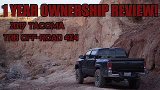 1 Year Ownership Review! 2017 Toyota Tacoma Trd Offroad 4x4