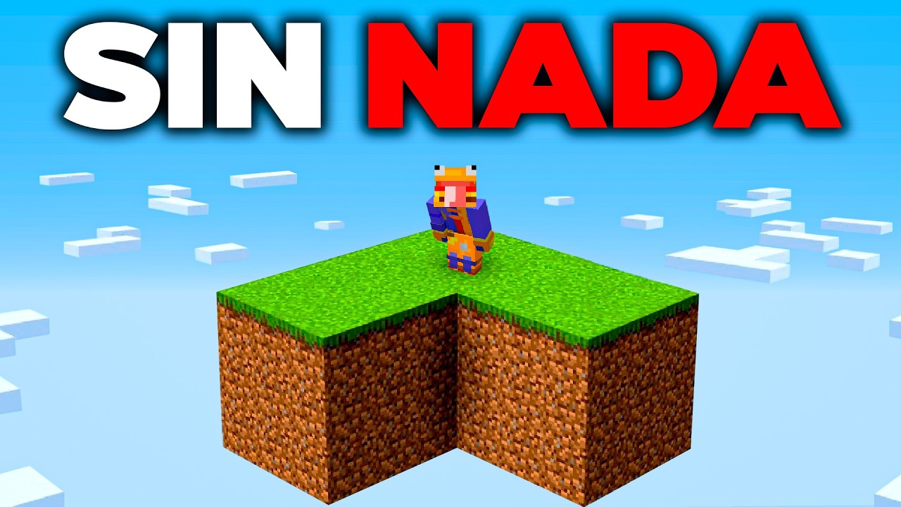 Sobreviví 100 Días en el Skyblock Más Difícil de Minecraft
