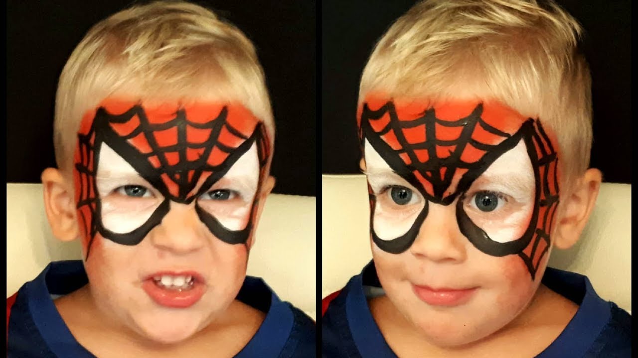 Spider Man Face Paint Spider Man Face Paint
