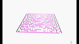 Satunnainen sokkelo 3d webgl / Random Maze WebGL