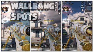 STANDOFF MAP - BEST SECRET WALLBANG SPOTS | CALL OF DUTY MOBILE TIPS AND TRICKS