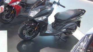 SYM Jet 14 200i Black (2019) Exterior and Interior - YouTube