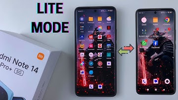 How To Enable / Disable Lite Mode On Redmi Note 14 / 14 Pro+