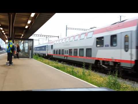 ÖBB 200km/h REX, 230km/h Railjet und eine Güterzug - Westbahn Hochgeschwindigkeitsstrecke