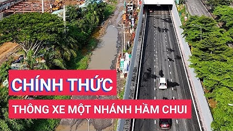 Chính thức thông xe một nhánh hầm chui Nguyễn Văn Linh - Nguyễn Hữu Thọ