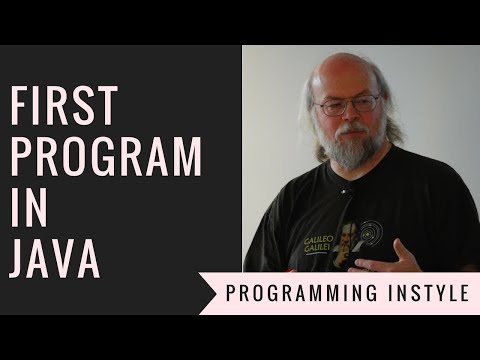 #5. First Program in Java