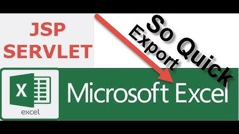 JSP/Servlet Profesional - Part 11 Export web pages to excel super quick