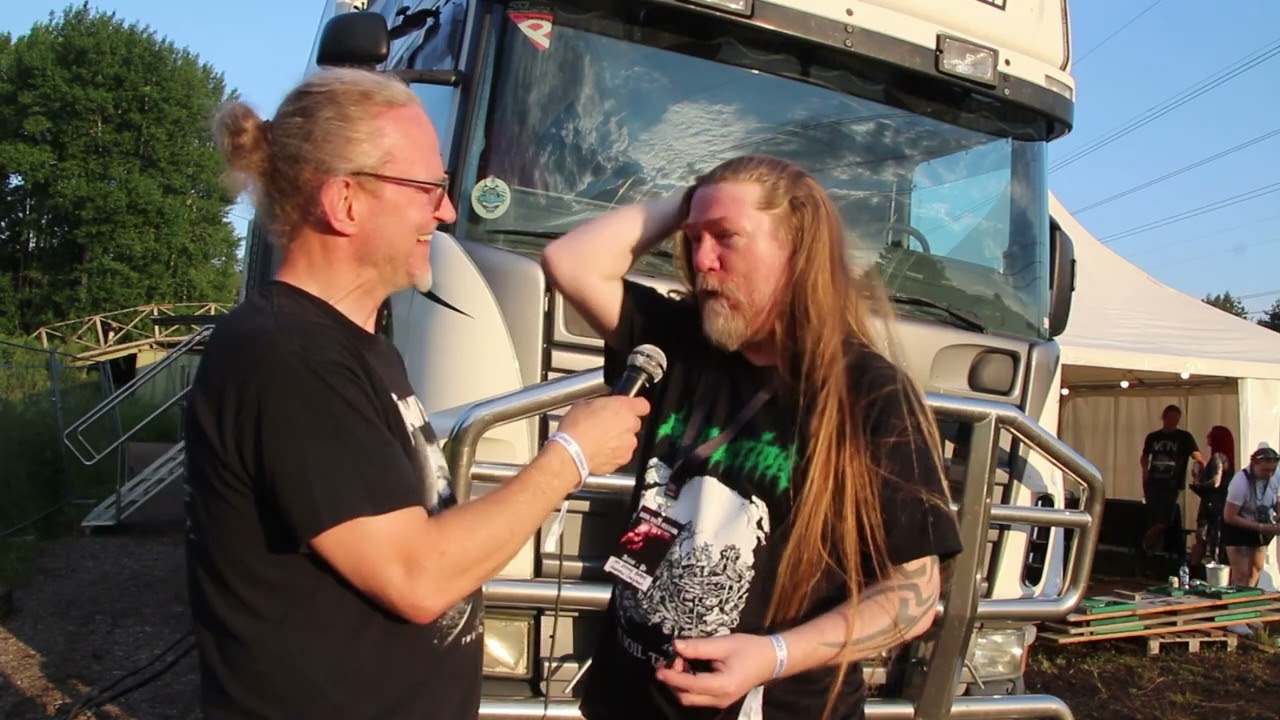 My Dying Bride Interview 2025 with Andrew Craighan at the Dark River Festival 11th July 2025