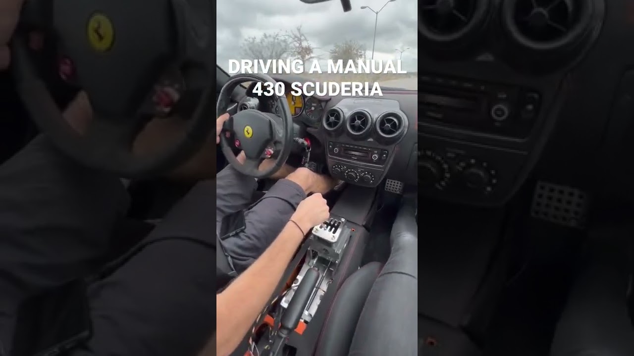 RARE Manual SWAPPED 430 Ferrari Scuderia 