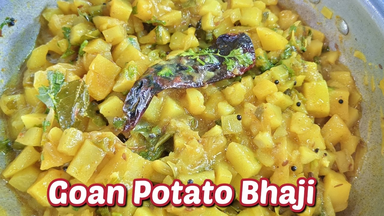 Goan batatachi bhaji | Potato bhaji | Aloo ki sabji | Breakfast recipe