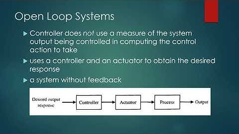 Introduction to Control Systems