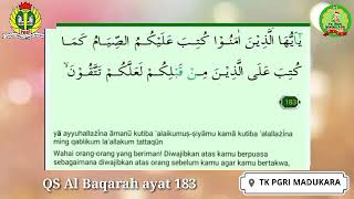 QS AL BAQARAH AYAT 183 BESERTA ARTINYA