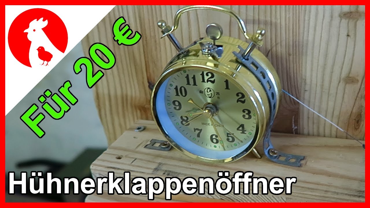 034 Automatische Hühnerklappe für schlappe 20 Euro !! 25$  chicken  door automatic - Jensman +🐔