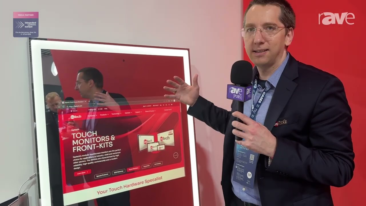 ISE 2026: Faytech Demos Interactive Touch Screen Mirror for Retail and Hospitality
