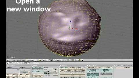 Blender Tutorial - sculpt mode and texture painting part 1