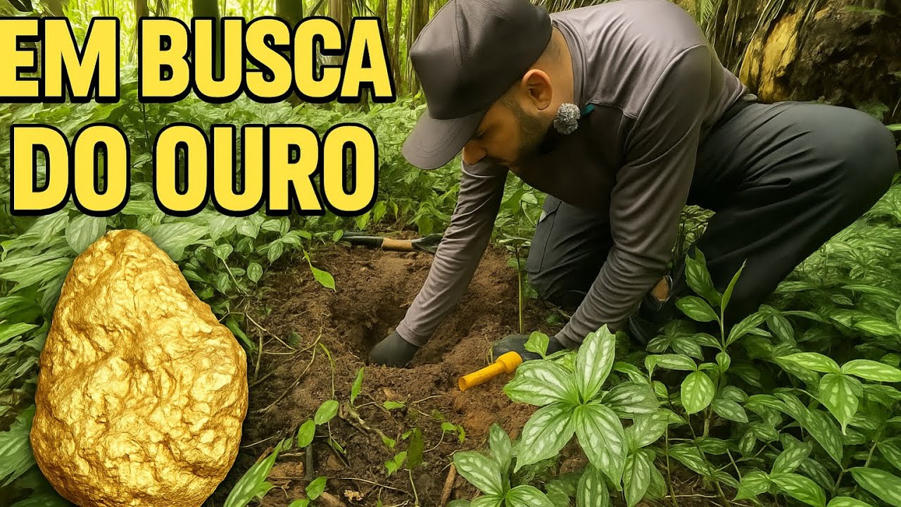 Em busca do ouro que foi escondido na floresta 