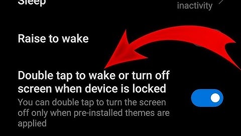 Lock screen setting Poco x5 pro | how to enable double tap to wake screen