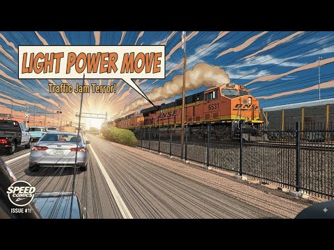 Arriving Just in Time for This BNSF Light Power Move.