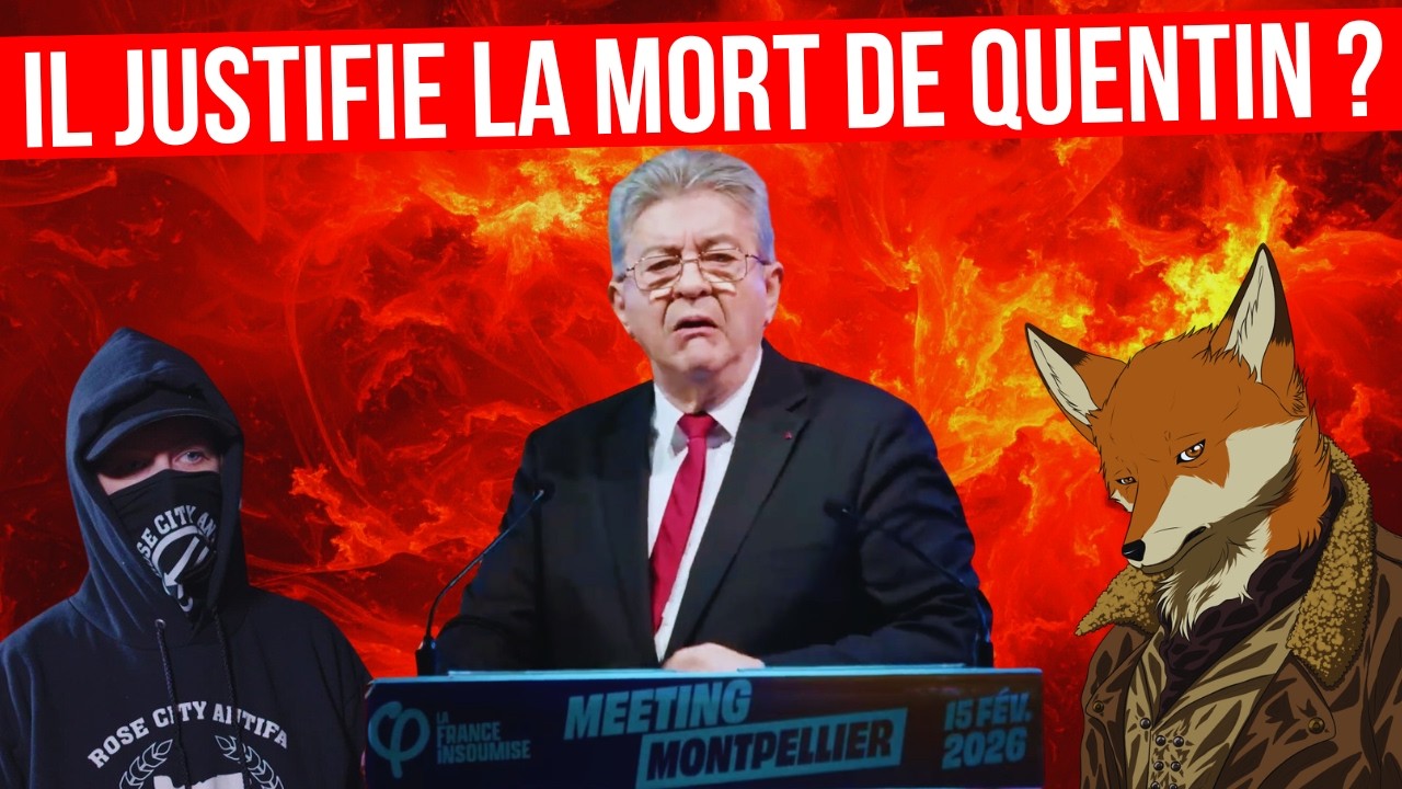 ON ANALYSE LE DISCOURS DE MÉLENCHON SUR LE M3URTRE DE QUENTIN