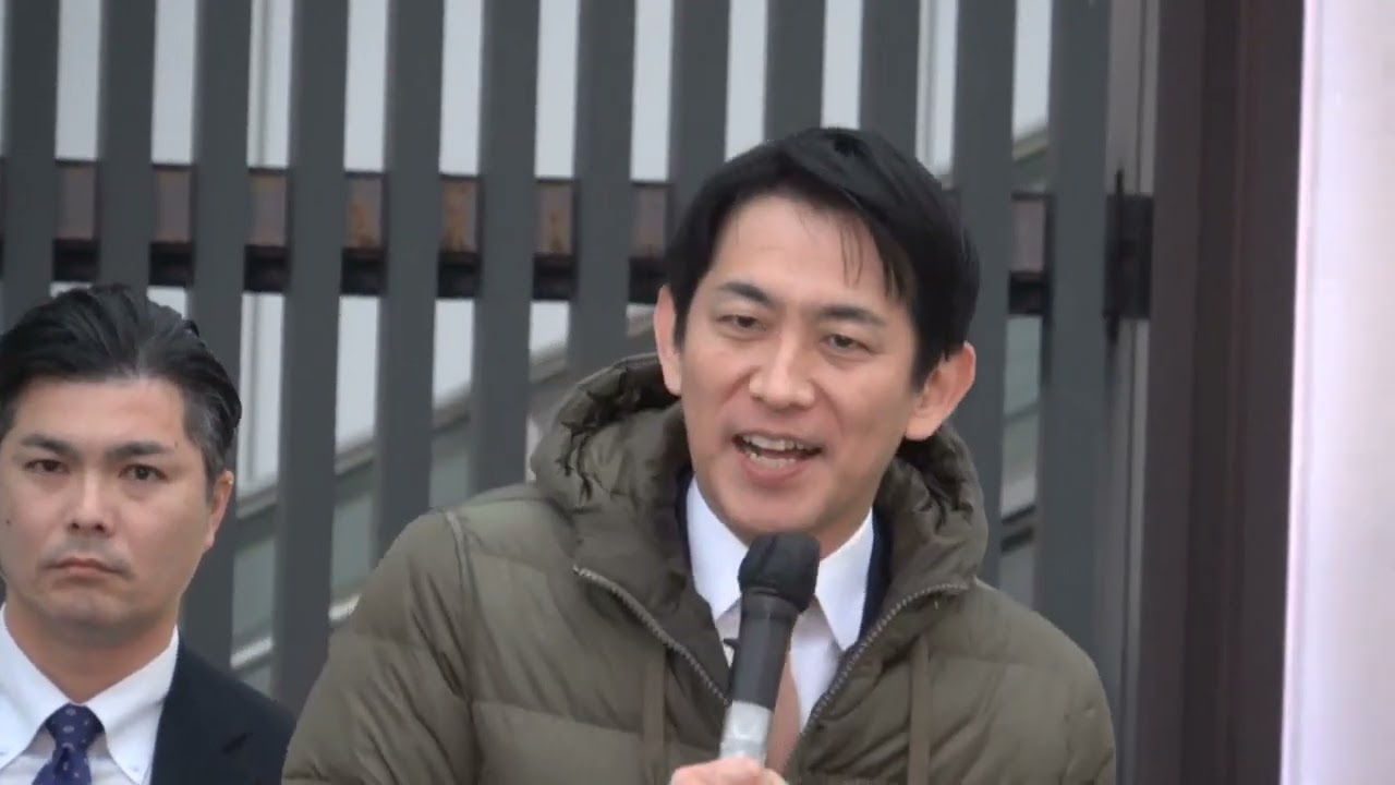 【衆院選2026】自由民主党 小林鷹之政調会長 ＆ 小田原潔氏 街頭演説 ＠立川駅前 2026/2/2