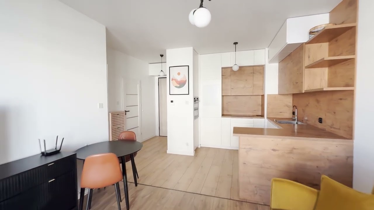 Stylish 2-room apartment with balcony and parking - Letnica - Apartment - Rent - Gdańsk, Letnica