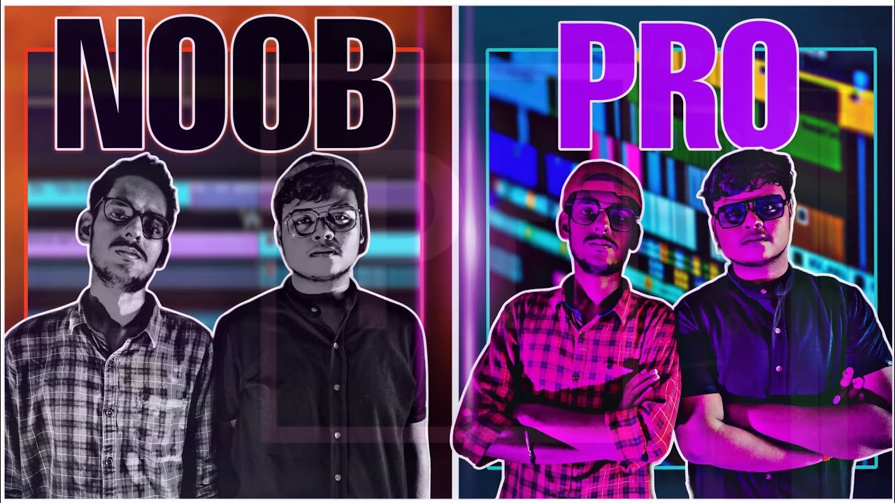 Editing : NOOB🙄 VS PRO 😎 | How to become Pro at Video Editing ⚡