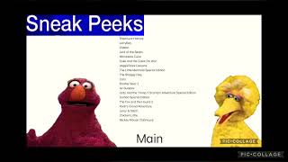 Sesame Street Tellys Life Of Triangles 2006 Dvd Sneak Peeks Menu