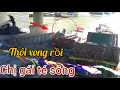 CHỊ GÁI TÉ SÔNG khi qua cống / chồng bỏ ghe nhảy xuống cứu vợ