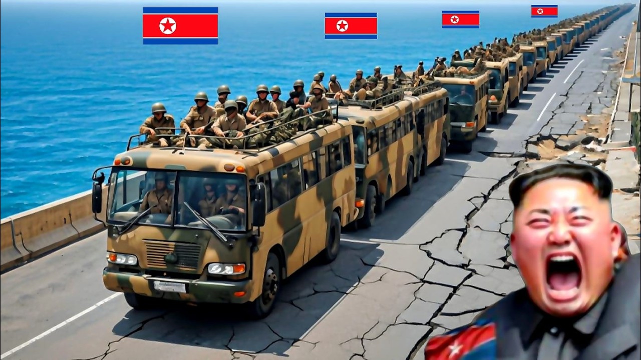 Big surprise! Ukraine blew up a North Korean bus convoy carrying 30,000 troops to Russia.
