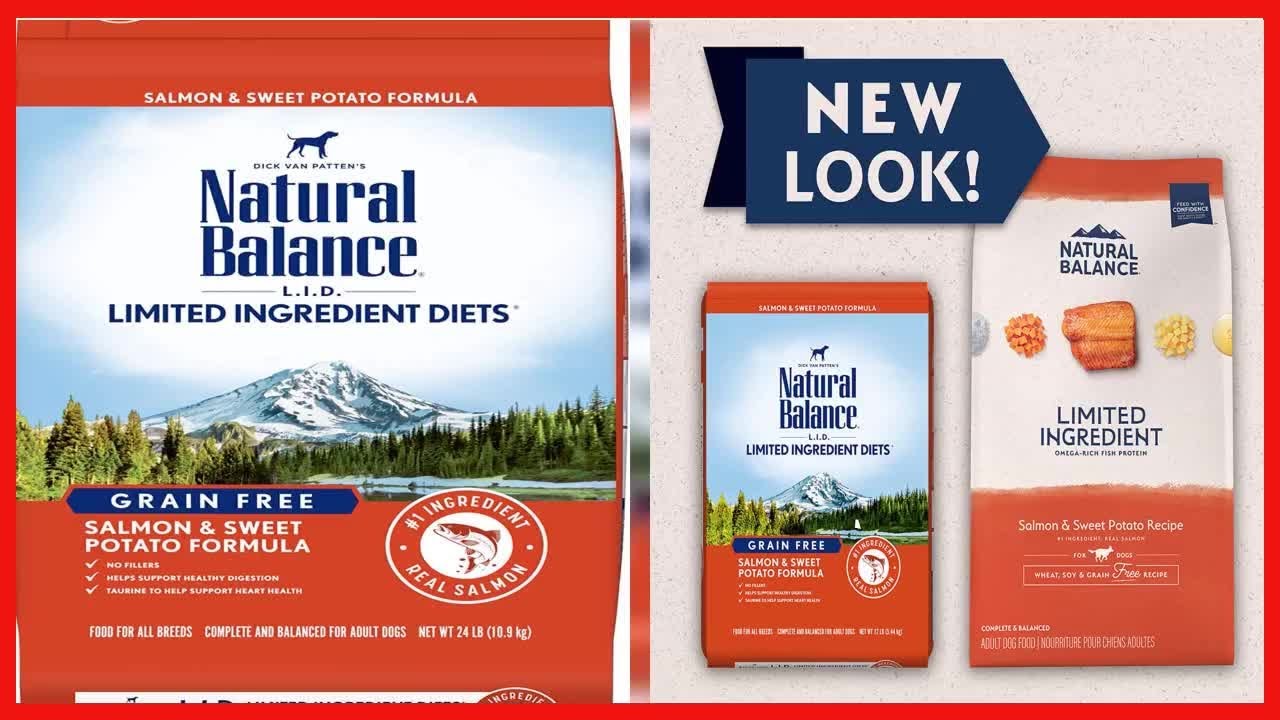Natural Balance Limited Ingredient Diet Salmon & Sweet Potato | Adult Grain-Free Dry Dog Food