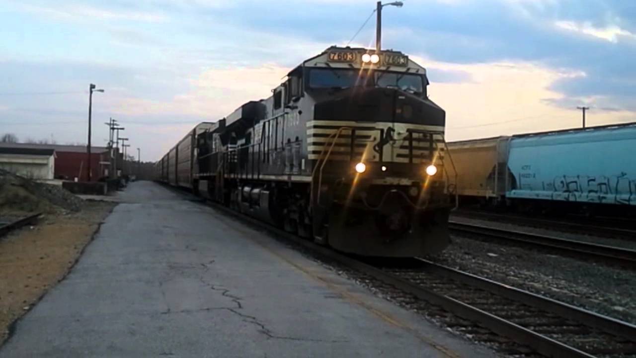 Train 290 departs Greenville sc YouTube