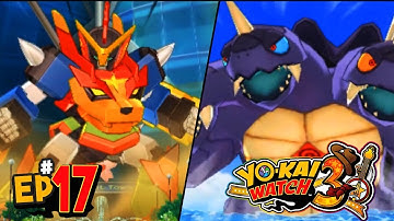 Yo-Kai Watch 3 Part 17 Blazikong T vs Yo-Kaiju Boss Battle -  3DS Gameplay Walkthrough