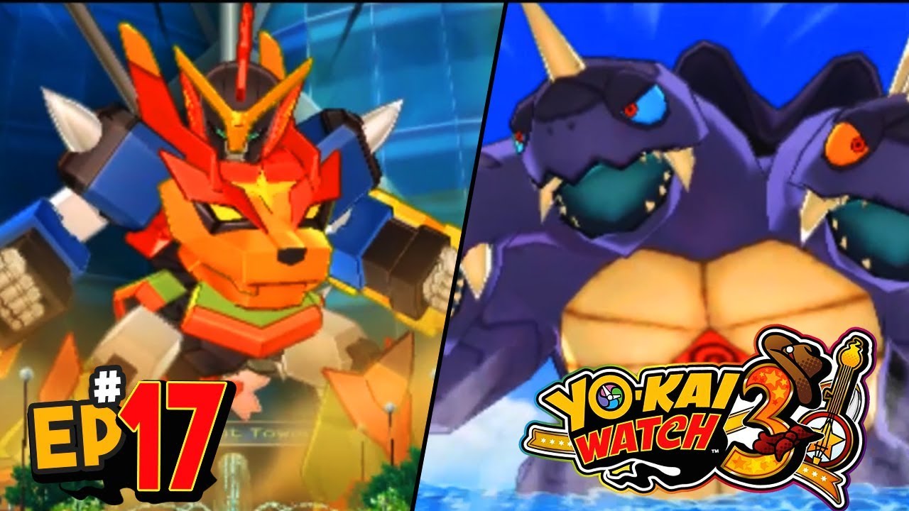 Yo-Kai Watch 3 Part 17 Blazikong T vs Yo-Kaiju Boss Battle - 3DS ...