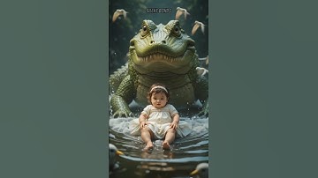 What Did the Crocodile Do to the Baby? 😭😱 | Shocking Animal Rescue #shorts #viralshorts