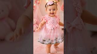 Vestido de Bebê Menina Bordado com Tule – Perfeito para o Verão