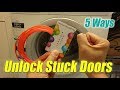 Five Ways to Unlock / Open Stuck Washing Machine Door