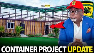 LATEST UPDATE 🔥 ON ASANTE KOTOKO 🇦🇹 CONTAINER PROJECT 💯 ROOFING, TILLING, ELECTRICAL WORKS ALK DONE