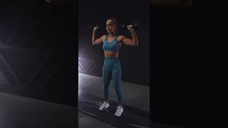 How To Do A Dumbbell Shoulder Press #shorts screenshot 5