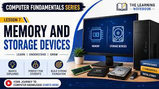 Computer Basics for Beginners | Lesson 7 | Memory and Storage Devices