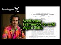 Verification Framework for LLM Agent Skills
