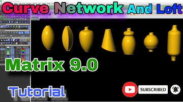 how to make complete use of curve network and loft |gemvision matrix9| modeling| #3djewelrydesigner