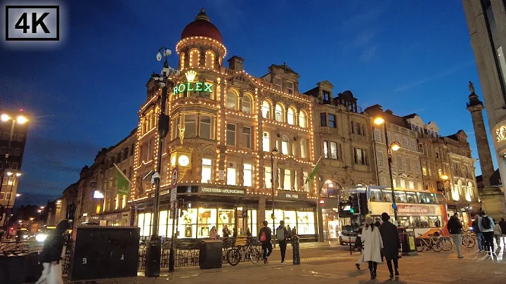 Newcastle, UK Walking Tour at Christmas 2021 | Sho...