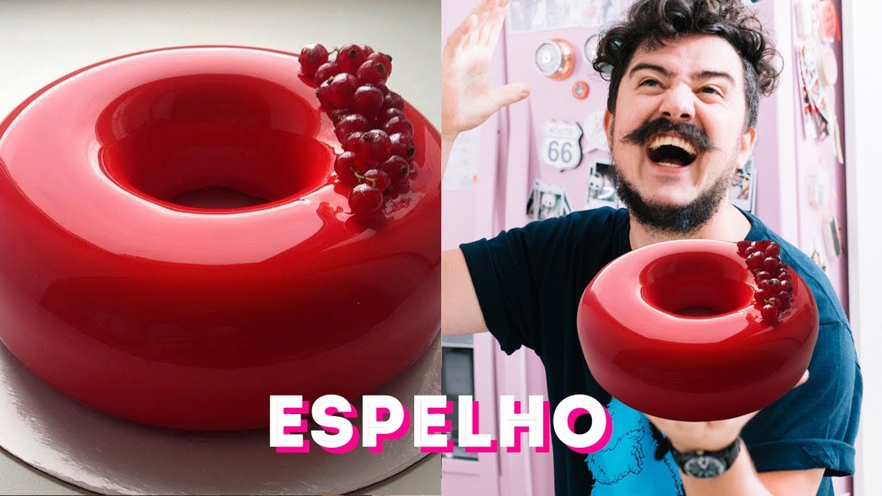 BOLO DE VIDRO VULCÃO (ESPELHO) O GUIA DEFINITIVO DE COMO FAZER | BIGODE SOZINHO