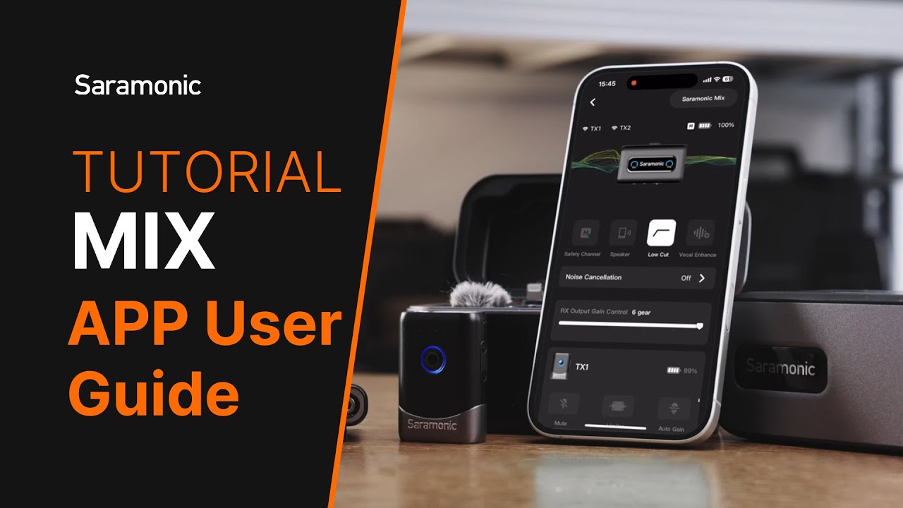 Saramonic Mix | How to use Saramonic APP to control