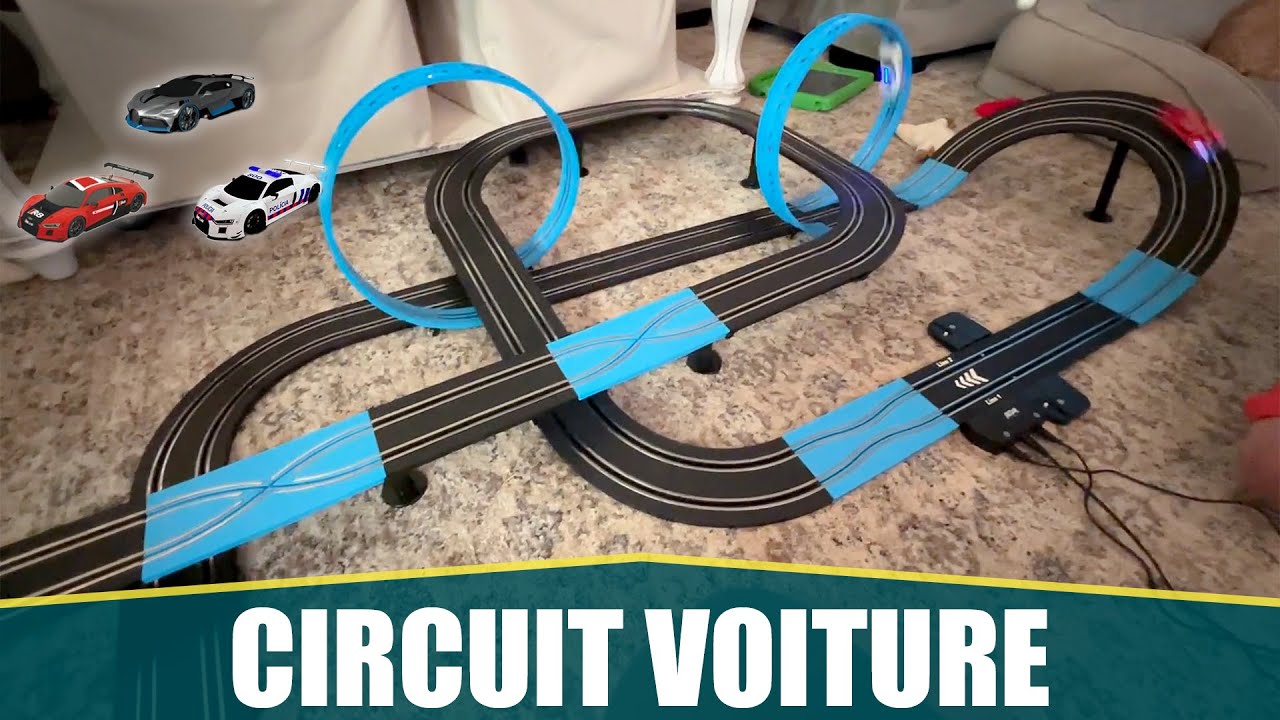 Rails Bleus Extension Pour Circuit De Voitures électriques Carrera First - Occasion