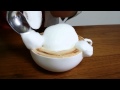 #本日の暇カプチーノ、『3Dジバニャン』。妖怪ウォッチ ラテアート Latteart