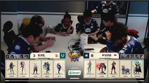 MSC2021 | Lower Bracket Finals | EXE VS EVOS Game 3