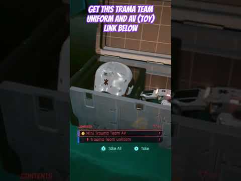 Get this Trama Team Uniform and AV in Cyberpunk 2077 #cyberpunk2077