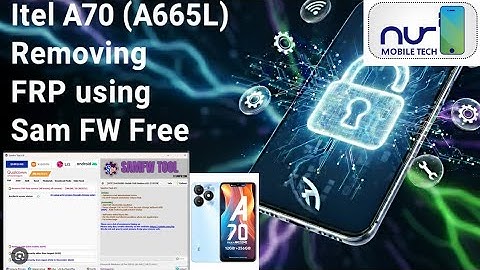 ITEL A70(A655L) Removing Frp Using Sam Fw free tool new method#fixyourphone 